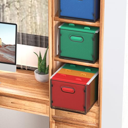 Samstar 1 Pack Hanging Mesh File Organizer for Letter Size Files & Documents