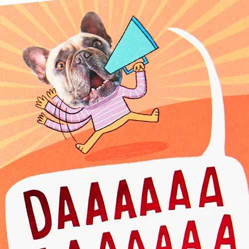 Hallmark Funny Birthday Card for Dad (French Bulldog)