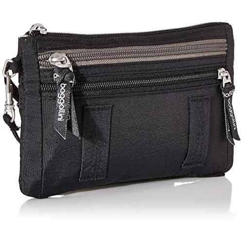Baggallini Anti-theft RFID Currency Organizer 8"x4.25" Travel Accessory Passport Holder Money Belt Wallet w/Card Slots