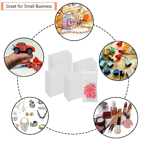 100 Pack Small Bubble Wrap Pouches 2" x 3.15" Self-Seal Cushioning Bags for Shipping