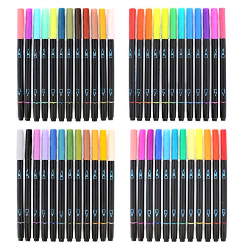 Artist's Loft Watercolor Markers Dual Tip, 48 Colors