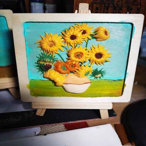 12 Pack 9 Inch Wood Easels, Easel Stand for Painting Canvases, Tripod, Kids Student Tabletop Easels for Painting, Art Craft Painting Easel Stand for Artist Adults Students