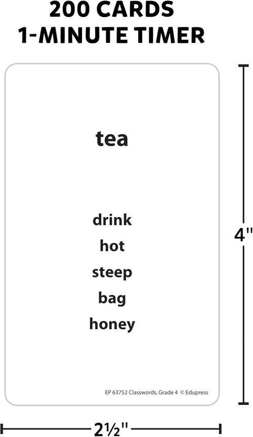 Edupress Classwords Vocabulary Game - Engaging Learning Tool for Grade 4 Students (EP-3752)
