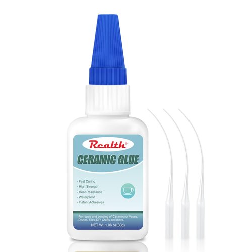 Ceramic Glue by [Brand Name] - Clear 30g | Food Safe, Waterproof Adhesive for Porcelain, Pottery & DIY Crafts