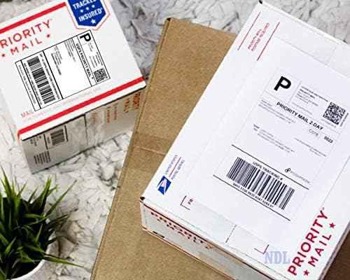 NextDayLabels - 500 Sheets Click Ship Integrated Labels with Tear Off Receipt, Designed for Printing Online Labels. 8-1/2" x 11" Sheet with one Label 6.8125" x 4.75", Use for USPS, Ebay, Paypal, ETC.