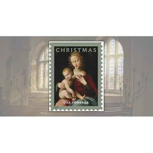 Christmas Virgin and Child (Booklet of 20) First-Class Mail Forever Postage Stamps 2022 Scott 5721