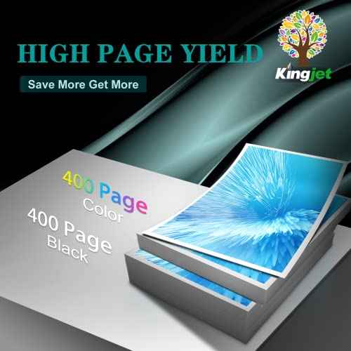 Kingjet LC3013 Ink Cartridges Compatible for LC3013 LC3011 Ink Cartridges BK/C/M/Y Replacement for Brother LC3013 LC3011 Use with Brother MFC-J497DW MFC-J491DW MFC-J690DW MFC-J895DW Printers,8 Pack