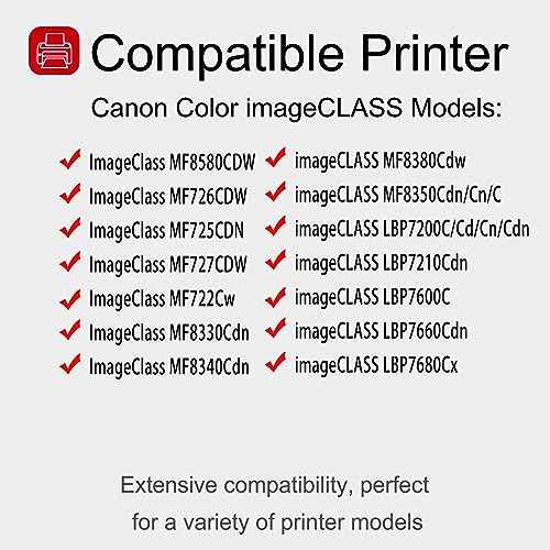 1 Pack 118 2662B001 Black Remanufactured Toner Cartridge: Compatible CRG 118 2662B001 Replacement for Canon Color imageCLASS MF8380Cdw LBP7210Cdn LBP7600C MF8580CDW MF726CDW Printer