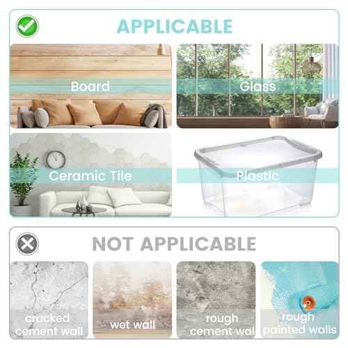Mounting Sticky Tack - White, Removable & Reusable, Wall Safe Tack Putty for Poster/Picture, DIY Art Crafts