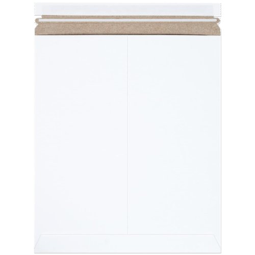 BOX USA StayFlat Mailer, 12.75"L x 15"W, Pack of 100 | Stayflats Envelope Keeping Photo, Document, Artwork Protected During Mailing and Shipping, 12.75x15