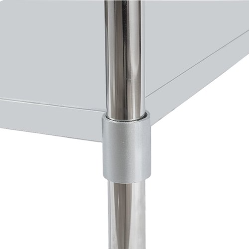 Stainless Steel Work Table w/Undershelf,30" x 24" inch Commercial Kitchen Work & Prep Table for for Restaurant, Home and Hotel.