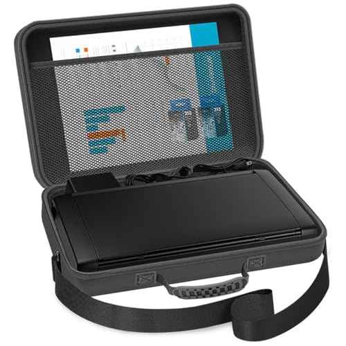 Hard Travel Case for Epson Workforce WF-110 / WF-100 Wireless Mobile Printer, Printer Storage Bag Organizer (Case Only)
