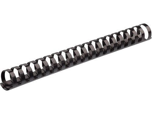 Fellowes Plastic Comb Binding Spines, 1 1/2 Inch Diameter, Black, 340 Sheets, 50 Pack (52368)