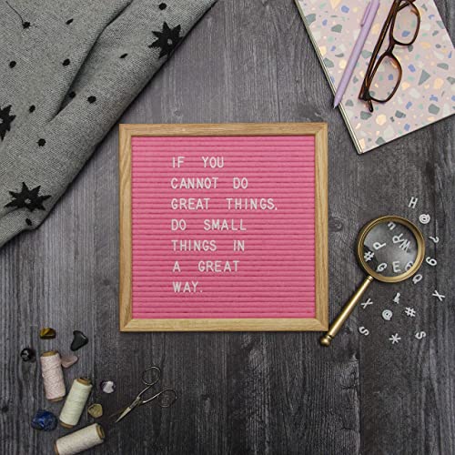 Felt Like Sharing White Plastic Letter Set for Letter Boards 1/2” - 326 Pieces