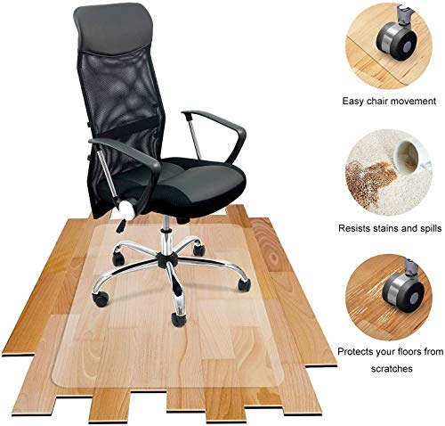 Azadx Office Chair Mat for Hardwood Floor 30 x 48" Clear – 30x48 Rectangle