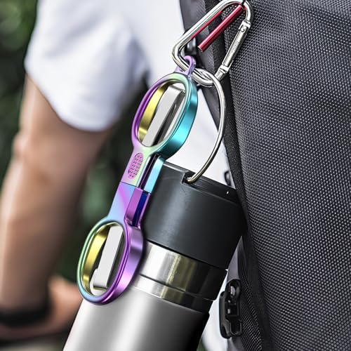2 Pcs Folding Stainless Steel Portable Mini Travel Scissors, Safety Foldable Pocket Badge Small Scissors All Purpose for Travel, Home, Office, Craft, Sewing, Nurse Accessories
