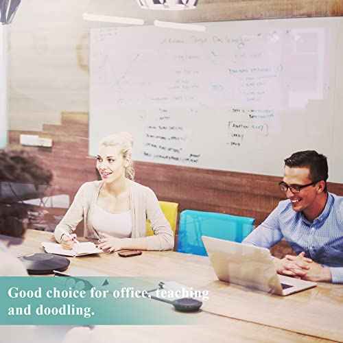 Magnetic Dry Erase Whiteboard Sticker, 16" x 24" Stick on Whiteboard for Wall, Dry Erase Board Peel and Stick for Kids, Office, Home, with Marker, Eraser and Magnets (Adhesive Backing)