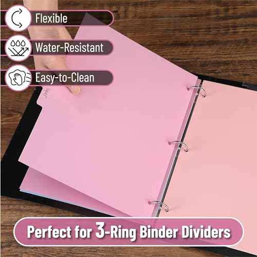 Mr. Pen- Binder Dividers, 6 Tab Dividers, Pack of 2 Sets (12 Dividers Total), Dividers
