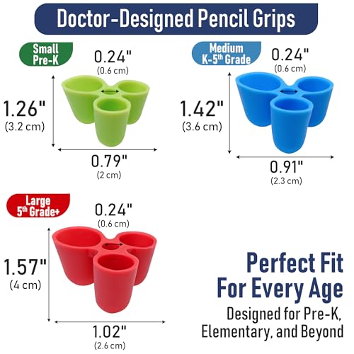 The Pencil Grip The Classics Writing CLAW Medium 6 Pack - Ergonomic Pencil & Utensil Grip for Kids & Special Needs