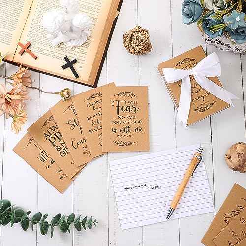 Kosiz Christian Gift Bible Journal Verse Inspirational Christian Notebooks Bulk Prayer Journal for Women Men Students Sunday School Prizes VBS Church Christmas Pastor Appreciation(200 Pcs)