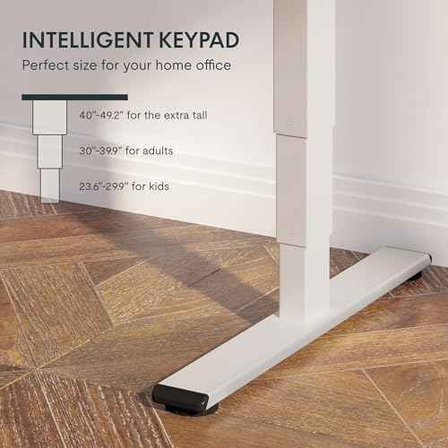 FLEXISPOT E6 Essential 3 Stages Dual Motor Electric Standing Desk 55x28 Inch Whole-Piece Board Height Adjustable Electric Sit Stand Desk(White Frame + Maple Desktop, 2 Packages)