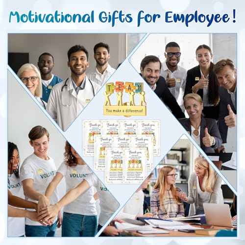 Team Gifts Bulk Employee Appreciation Gifts Puzzle Piece Lapel Pin Inspirational Lapel Pins Thank You Gift Cards for Coworker Staff