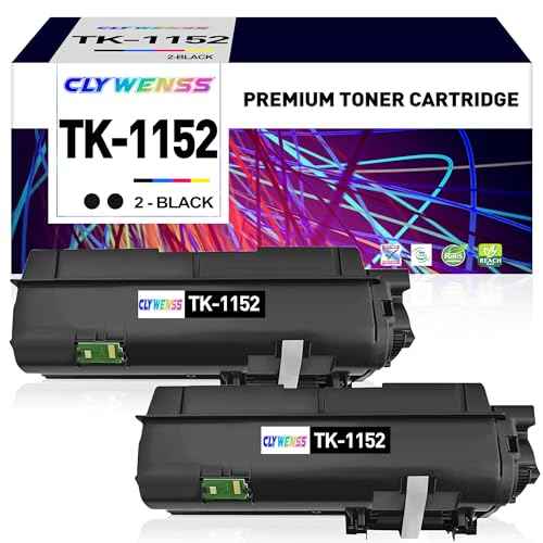 TK-1152 Toner Cartridge - Black Replacement for Kyocera TK1152 TK-1152 1T02RV0US0 for ECOSYS P2235dw M2635dw M2635dn P2235dn M2135dn M2735dn Printer (Black, 2-Pack)