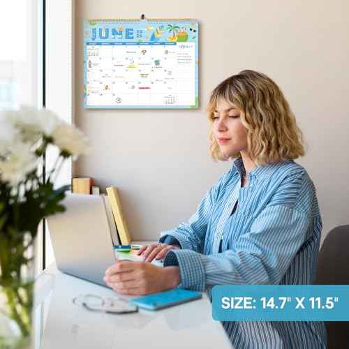 2026 Calendar,18-Month Wall Calendar Runs from Jan 2026 to Jun 2027, 11.5" x 14.7", Large Monthly Calendar with Twin-Wire Binding, Perfect for Home or Office - Seasonal