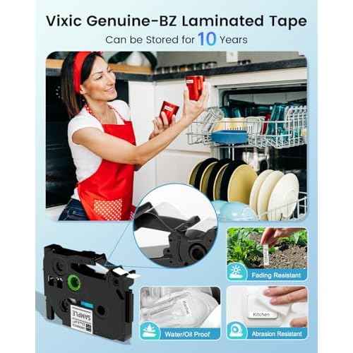 Label Maker Machine with-Tape, Label Maker Waterproof-Labels, Label Maker D210S, Labeler Machine for Classroom Teacher Kids School Items, Portable Label Makers Multiple Symbols Fonts for Home Office