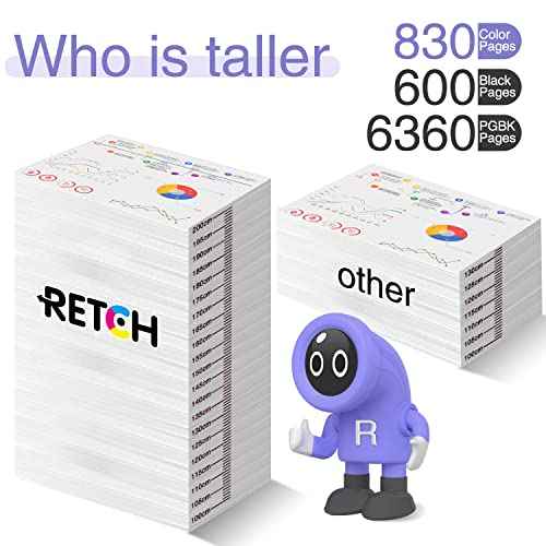 RETCH 280 Compatible Ink Cartridges Replacement for Canon 280 and 281 PGI-280XXL CLI-281XXL to use with Pixma-TR7500 TR7520 TR8500 TS6120 TS6200 TS702 TS8100 TS8200 TS9520 Printer (10 Pack)