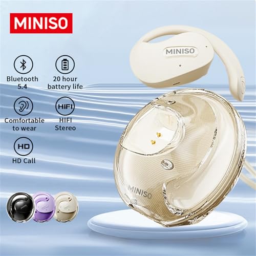 MINISO X15 Pro AI Real Time Translation Earbuds Wireless Bluetooth 5.4 OWS AI Headphones Support 148 Languages Translation Real Time Translator Earbuds Support Playing Music Phone Calls