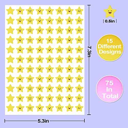 Teacher Essentials, Teacher Supplies£¬Reward Stickers,6600Pcs Teacher Stickers,Star Stickers,School Stickers£¬Classroom Rewards