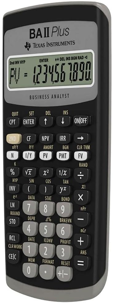 (Texas Instruments) Advanced Financial Calculator (BA II Plus)