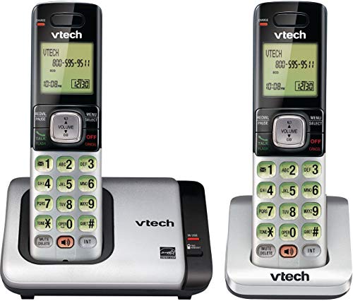 VTech CS6719-2 Cordless Phone with 2 Handsets, Caller ID & Call Waiting, Backlit Display
