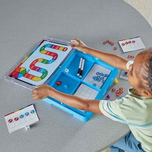 hand2mind Little Minds at Work Game Tray Set by Tara West, Includes Reading & Math Preschool Learning Activities, Science of Reading Manipulatives, Math Games for Kids, Teacher Supplies for Classroom
