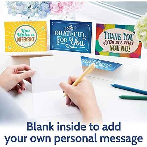 T MARIE 96 Appreciation Cards with Envelopes - Team Gifts, Teacher Gifts Bulk, Volunteer and Employee Appreciation, Gratitude and Encouragement Notecards - Boxed Set of Thank You Cards