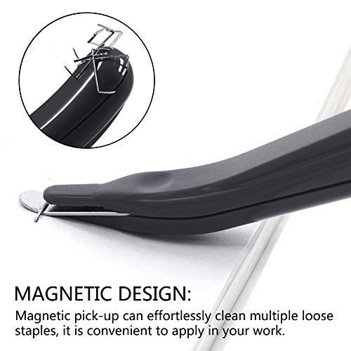 ZZTX 3 Pack Magnetic Staple Removers - Durable Steel Cutter, Ergonomic Handle