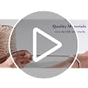 Natural Jute Twine 328ft 3mm,3Ply Twisted Thick Rope Strong String