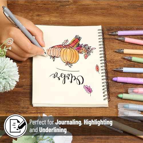 Mr. Pen- Bible Highlighters and Pens No Bleed, 12 Pack, Gel Highlighters, Bible Pens No Bleed Through