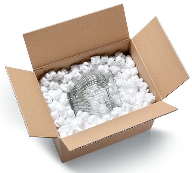 Bubblefast! 1.5 cu. ft. White Anti-Static Packing Peanuts Popcorn