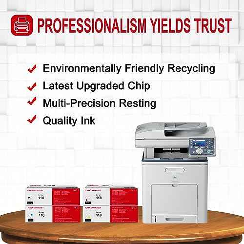 1 Pack 118 2662B001 Black Remanufactured Toner Cartridge: Compatible CRG 118 2662B001 Replacement for Canon Color imageCLASS MF8380Cdw LBP7210Cdn LBP7600C MF8580CDW MF726CDW Printer