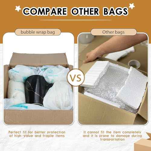 Foam Bag For Shipping, 6PCS 20"x24" Expanding Foam for shipping Instant Pack Quick Expanding Foam Packaging Bags, Packing, Mailing and Shipping Solutions