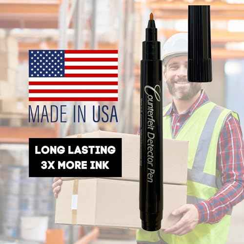Dri Mark 30 Pack Counterfeit Bill Detector Marker Pen, Made in The USA, 3 Times More Ink, Pocket Size, Fake Money Checker - Money Loss Prevention Tester & Fraud Protection for U.S. Currency