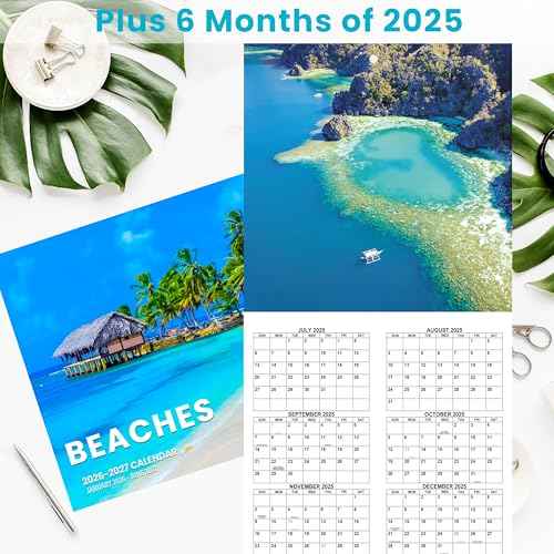 Calendar 2026-2027 - 18 Month Wall Calendar 2026-2027 JAN 2026 - JUN 2027, 2026-2027 Wall Calendar, Large Blocks, Calendar Wall for Office School Home Organizing & Planning, 12" x 24"(open)
