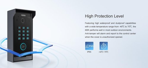 Fanvil i60K SIP Video Door Phone with Keypad – 2MP HDR Camera, IP65 Weatherproof, Bluetooth, RFID, PoE, ONVIF – Secure Access Control for Apartments, Offices & Smart Homes