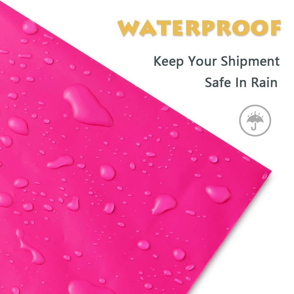 UCGOU Poly Mailers 19x24 Inch Hot Pink 50 Pack Extra Large Shipping Bags Strong Thick Mailing Envelopes Self Seal Adhesive Waterproof and Tear Proof Boutique Postal for Clothing Quilt and More
