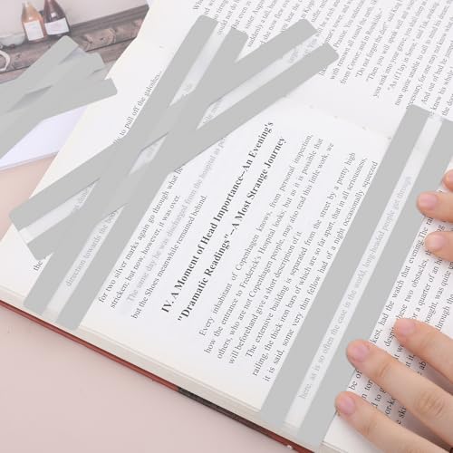 Guided Reading Strips 12 Pack for Dyslexia Learning Bookmarks & Trackers