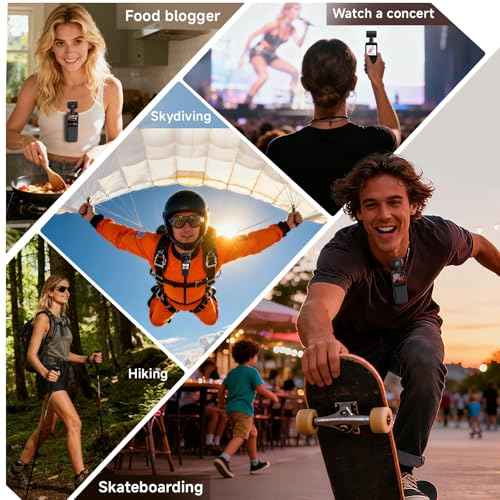 1080P HD Body Camera with Stabilization | 1500mAh Battery for 5Hrs Recording | WiFi & OTG Smartphone Connect | 180¡Æ Rotatable Lens | Wearable Camera for Vlogging, Motorcycle Riding, Police Evidence