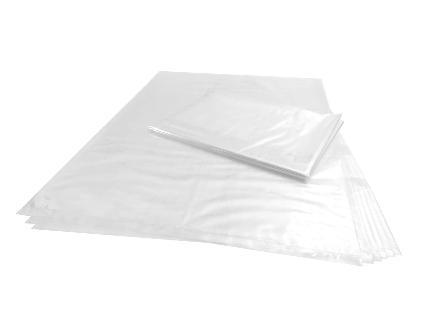 Wowfit 30 CT 18x24 inch 1.1 Mil Clear Plastic Flat Open Poly Bags – Great for Proofing Bread, Dough, Pans, Jackets, Coats, Pillows, Laundry, and More