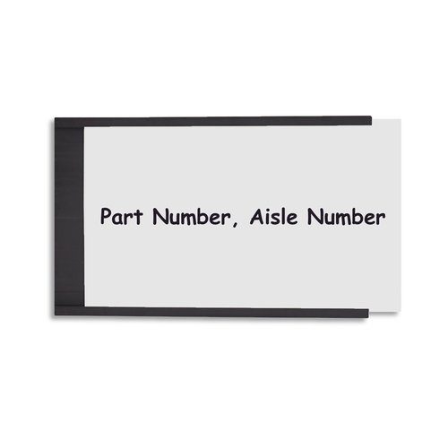 Master Magnetics Extra Data Cards for Flexible Magnet Data Card Holder Kit with Overall Dimensions